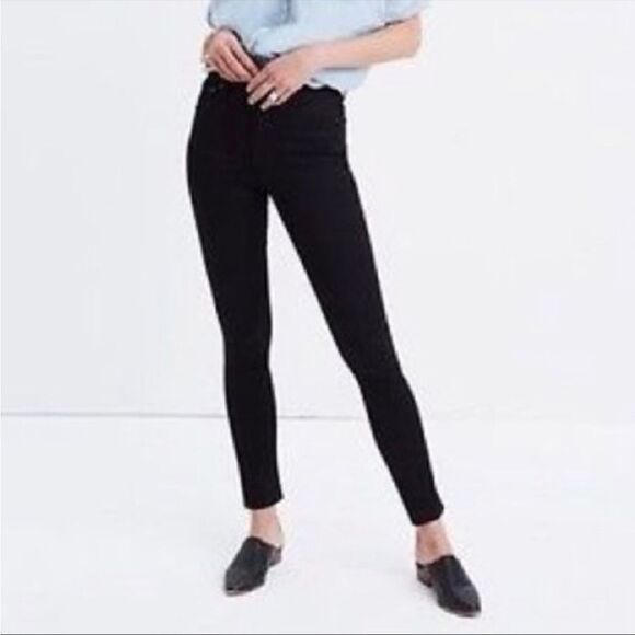 Madewell 9” high rise skinny sateen jeans - Picture 1 of 8